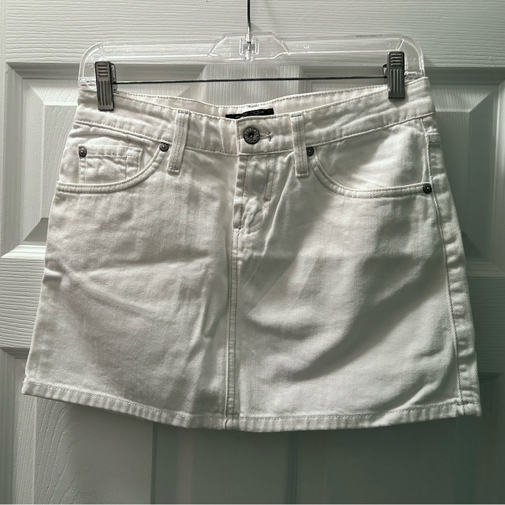 James Jeans Classic White Mini Skirt